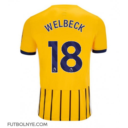 Camiseta Brighton Danny Welbeck #18 Tercera Equipación 2025-26 manga corta Camiseta Brighton Danny Welbeck #18 Tercera Equipación 2025-26 manga corta